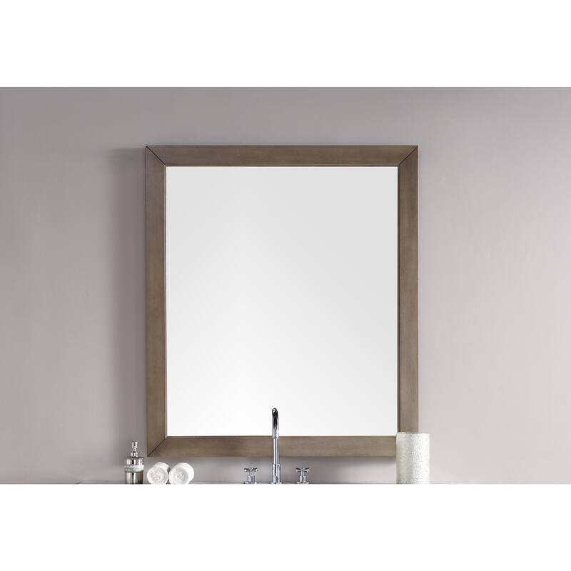 James Martin Vanities Chicago 48" Mirror, Whitewashed Walnut