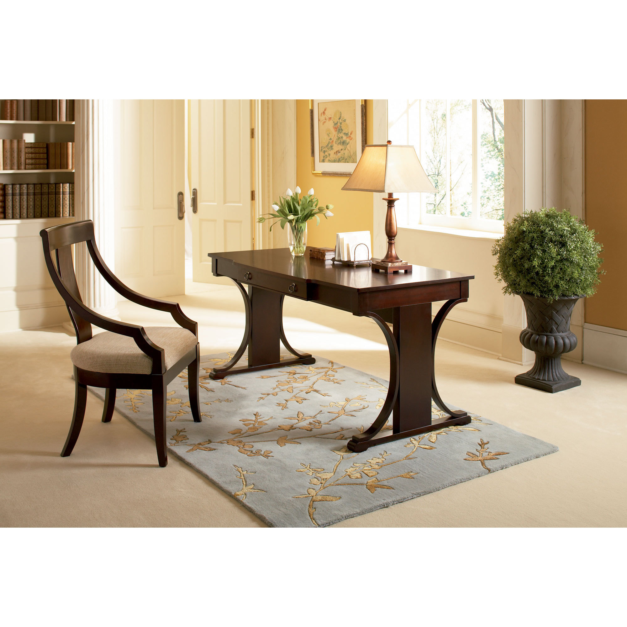 Coaster Company Dark Cherry Writing Desk Cherry 58" x 30" 30" eBay