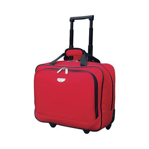 Shop Travelers Club 17in Single Section Rolling Briefcase Red - Free ...