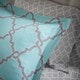 preview thumbnail 4 of 10, Madison Park Essentials Concord Aqua/ Grey Reversible Complete Comforter and Cotton Sheet Set