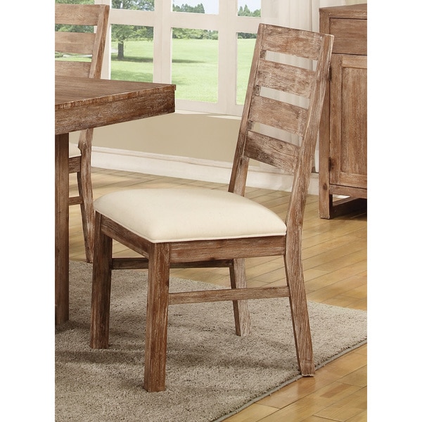 Coaster Company Brown Weathered Wood Dining Chair On Coaster Company Brown Weathered Wood Dining Chair