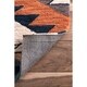 preview thumbnail 5 of 10, Brooklyn Rug Co Handmade Geometric Southwestern Pyramid Area Rug