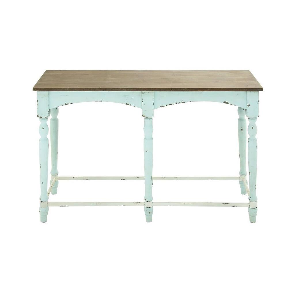 Wood Console Table (46 inches wide x 30 inches high)
