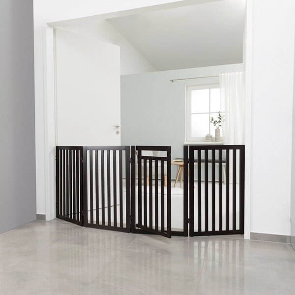 TRIXIE Convertible Wooden Dog Gate & Play Pen