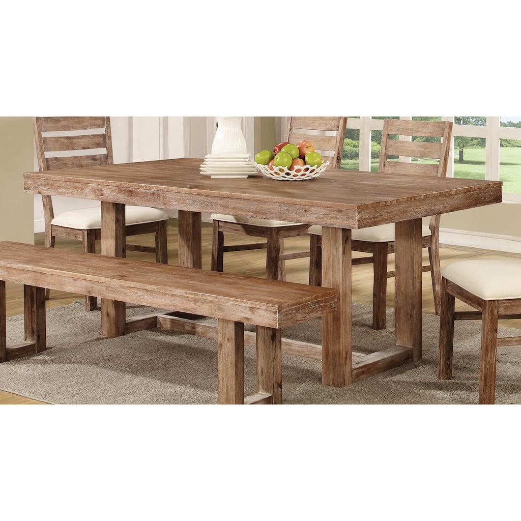 Coaster Company Weathered Wood Dining Table - Brown