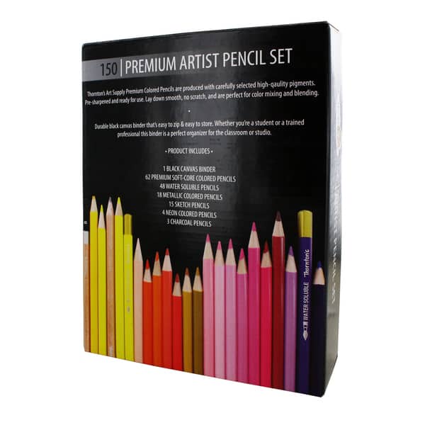 Shop Thornton S Art Supply 150 Piece Multicolored Pencil Artist