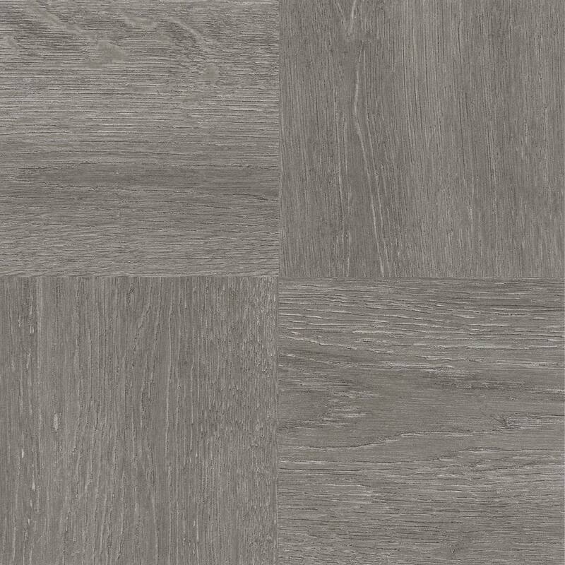 Achim Nexus Charcoal Grey Wood 12x12 Self Adhesive Vinyl Floor Tile - 20 Tiles/20 sq. ft.