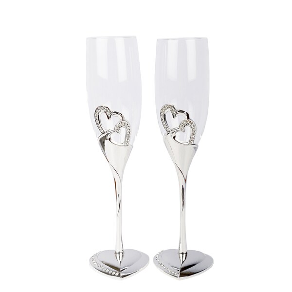 Shop Wedding Toasting Flutes Champagne Glasses Free Shipping On