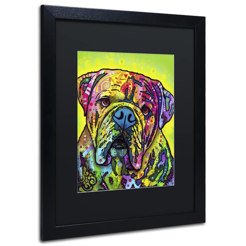 Dean Russo 'Hey Bulldog' Matted Framed Art