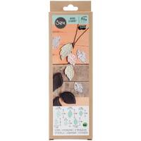 SizzixMovers & Shapers  Leaf Charms by Lindsey Serata Magnetic Die Set 3-pack w/Thinlits