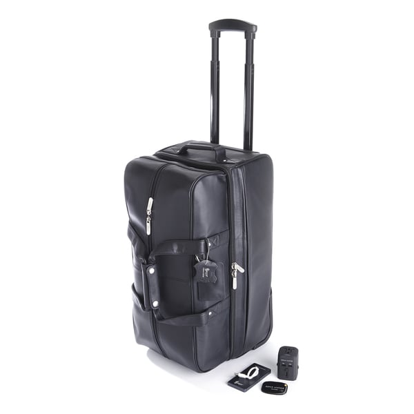 Royce Leather Rolling Duffel Bag Travel Set - Free Shipping Today - Overstock - 19052299