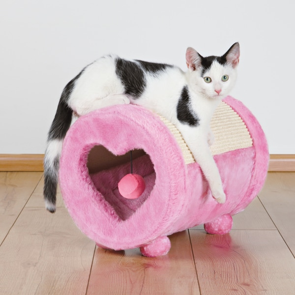 Trixie Sweetheart Pink Sisal Cat Scratcher and Condo Free Shipping On