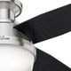 preview thumbnail 15 of 21, Hunter 44" Dempsey Flush Mount Ceiling Fan with LED Light, Handheld Remote - Modern, Contemporary, Transitional, Industrial