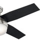 preview thumbnail 17 of 21, Hunter 44" Dempsey Flush Mount Ceiling Fan with LED Light, Handheld Remote - Modern, Contemporary, Transitional, Industrial