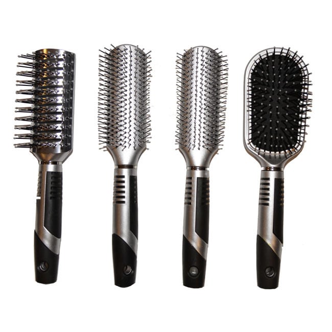 Viva Icicles Professional 4-piece Hair Brush Set N A Small, Large 