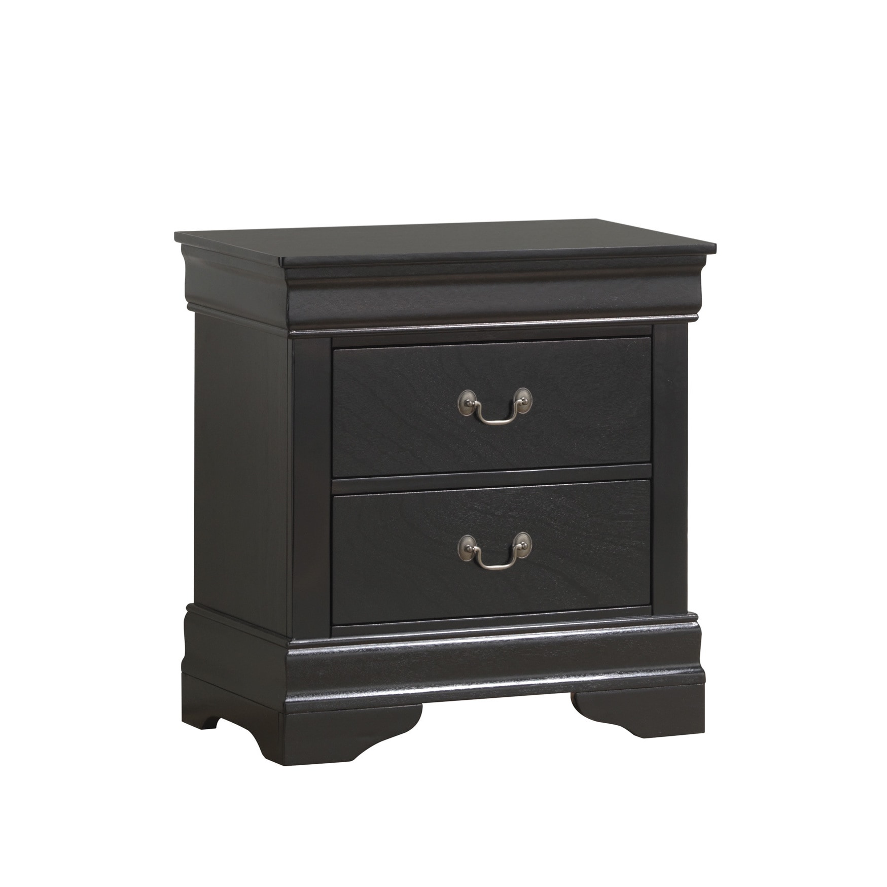 Home Garden Nightstands Coaster 2 Drawer Nightstand In Black Stbalia Ac Id