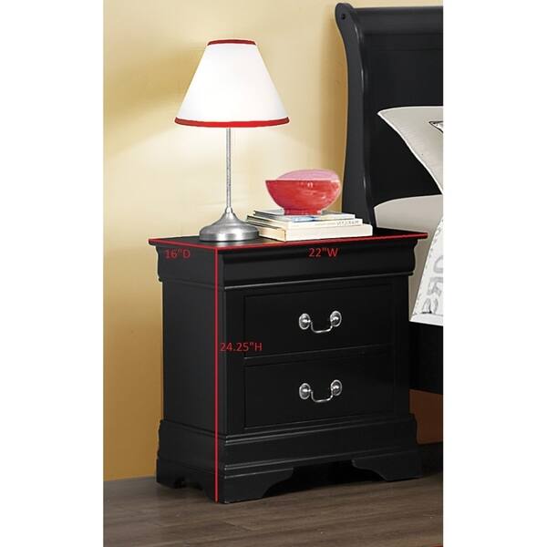 Coaster Furniture Nightstands Louis Philippe 203962 2 Drawer