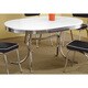 Coaster Company White Oval Retro Style Dining Table - Thumbnail 0