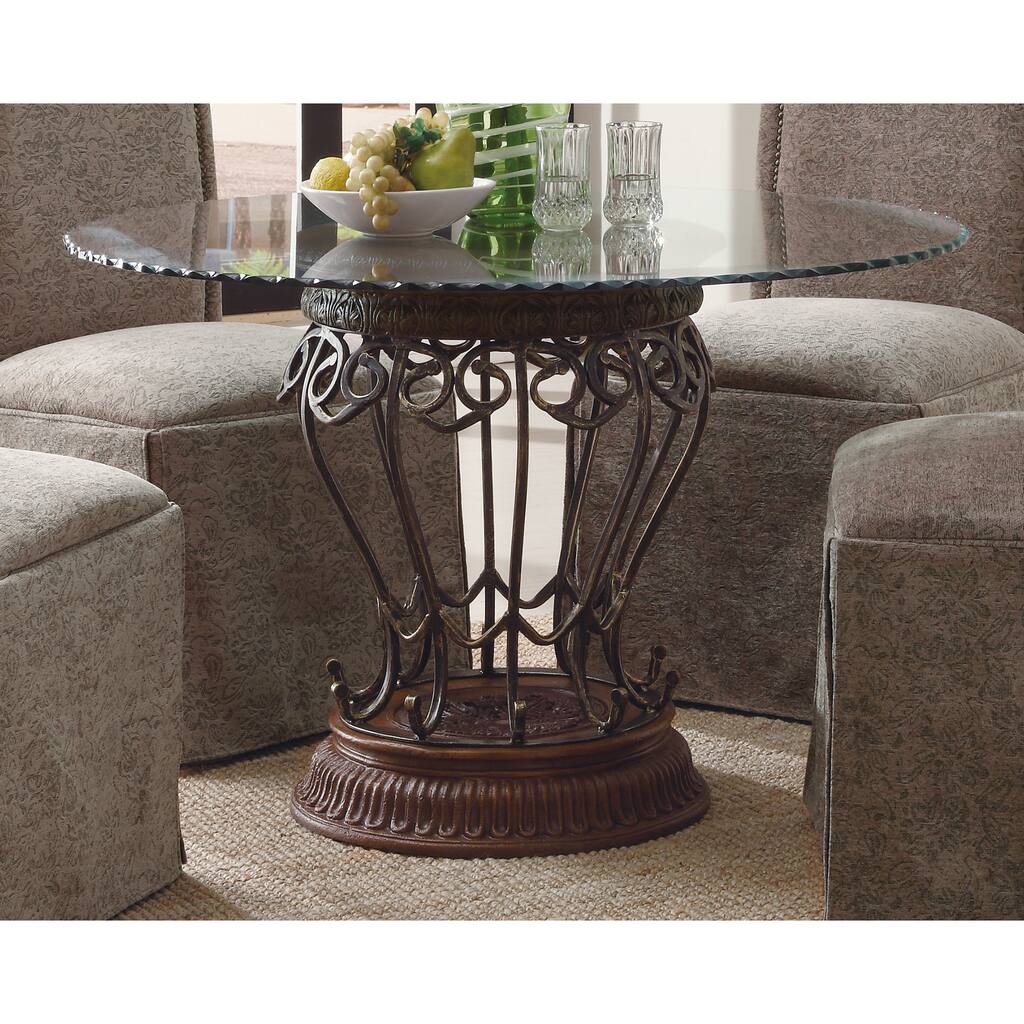 Coaster Company Black Metal Table Base - Red