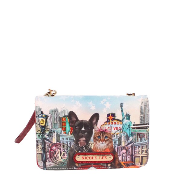 Nicole Lee City Drive Signature Print Crossbody Wallet Mini Nicole Lee City Drive Signature Print Crossbody Wallet Mini Handbag Click To Zoom