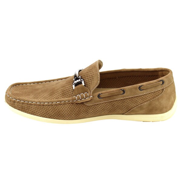 mens perforated loafers