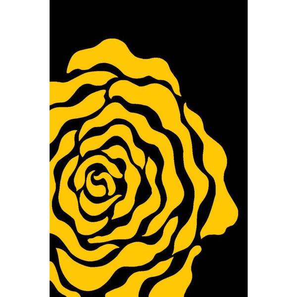 Persian Rugs Fl Yellow Black Area Rug 7 10 X 6 Free Persian Rugs Fl Yellow Black Area Rug 7 X27 10