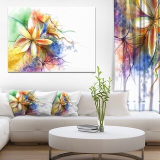 Abstract Multi color Flower Fusion Large Flower Canvas Wall Art Abstract Multi color Flower Fusion Large Flower Canvas Wall Art