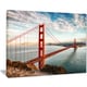 preview thumbnail 3 of 5, Golden Gate Bridge in San Francisco - Sea Bridge Canvas Wall Artwork Print
