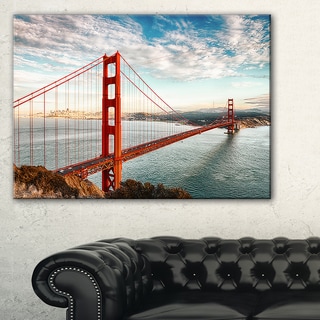 Golden Gate Bridge in San Francisco - Sea Bridge Canvas Wall Artwork Print