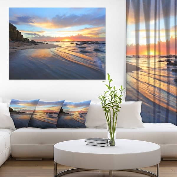 Exotic Seashore Sunrise Australia - Seashore Canvas Wall Art ...