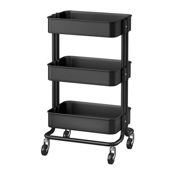 RASKOG Home Kitchen Storage Utility cart - Black - Free Shipping Today ...