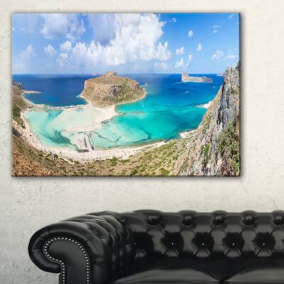 Balos Beach at Crete Island Greece - Oversized Beach Canvas Artwork Print