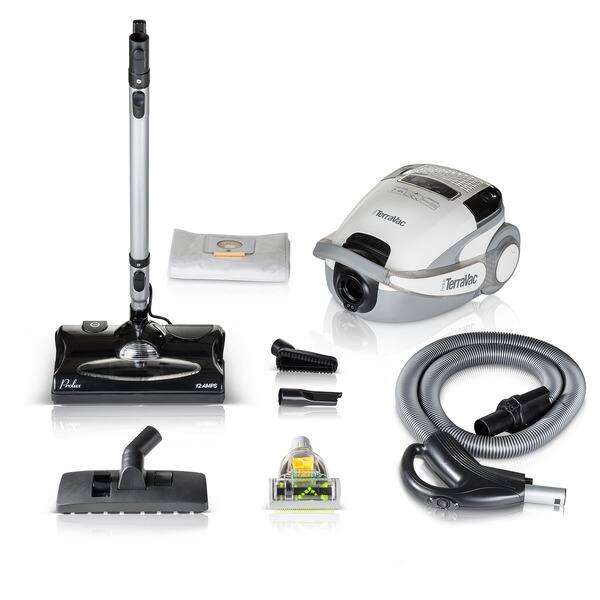 slide 2 of 4, Prolux TerraVac 5-speed Sealed HEPA Filter Quiet Canister Vacuum Cleaner