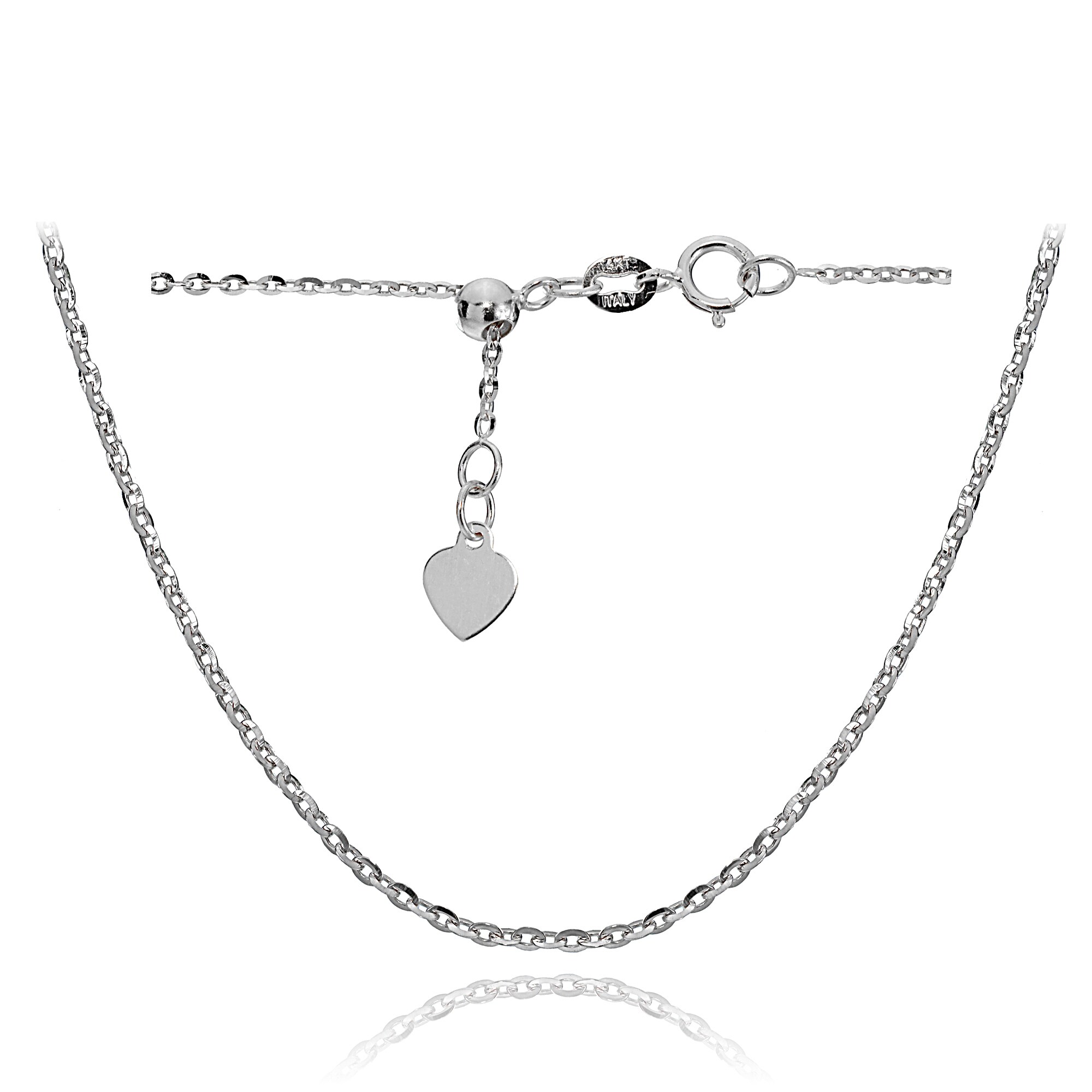 14Kt Gold Diamond Cut Cable Chain With Lobster Lock Cable Chain 20 Inches Long