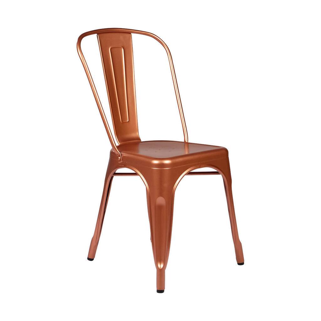 Copper Metal Cafe Chair