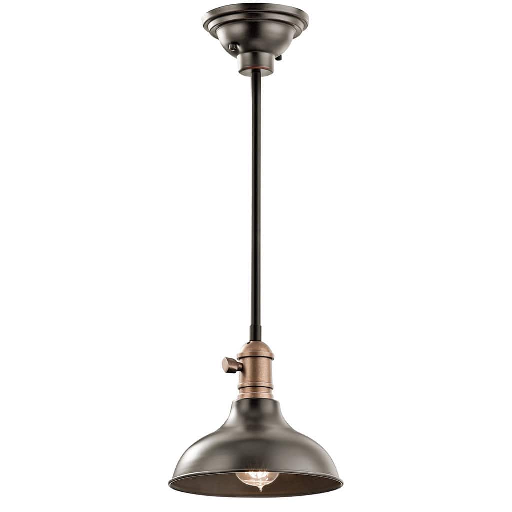 Kichler Lighting Cobson Collection 1-light Olde Bronze Mini Pendant/Wall Sconce