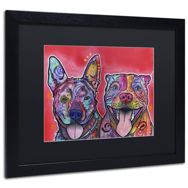 Dean Russo 'Latte Hijiki' Matted Framed Art