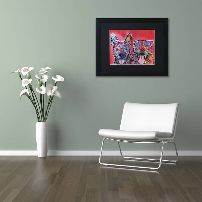 Dean Russo 'Latte Hijiki' Matted Framed Art