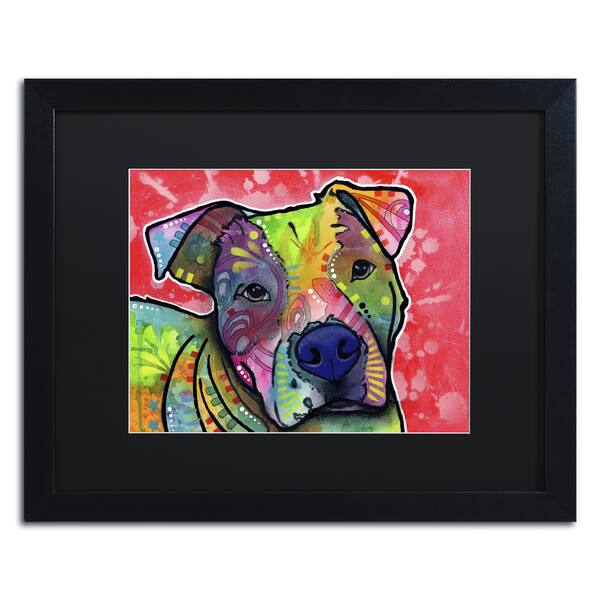 slide 1 of 3, Dean Russo 'Julius' Matted Framed Art