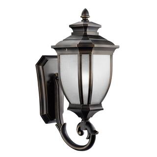 Kichler Lighting Salisbury Collection 1-light Rubbed Bronze Outdoor Wall Lantern