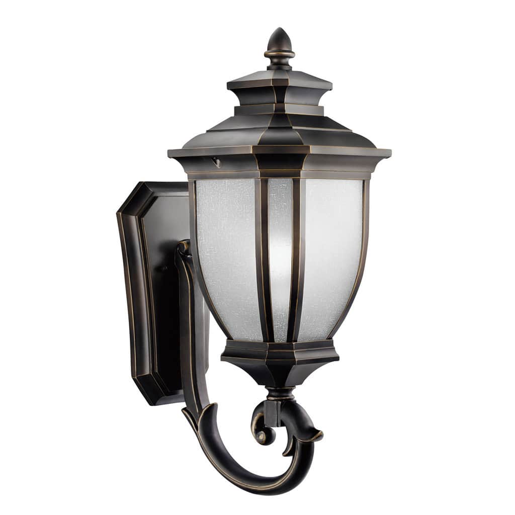Kichler Lighting Salisbury Collection 1-light Rubbed Bronze Outdoor Wall Lantern