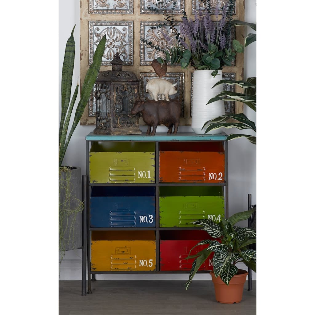Multi Colored Metal Industrial Storage Unit