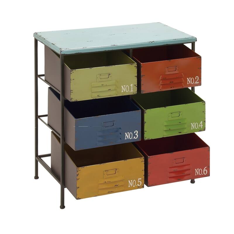 Multi Colored Metal Industrial Storage Unit