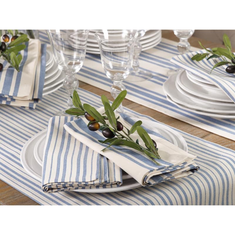 Dauphine Collection Striped Design Dinner Napkin (Set of 4)