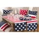 preview thumbnail 2 of 0, Star Spangled American Flag Design Dinner Napkins (Set of 4)