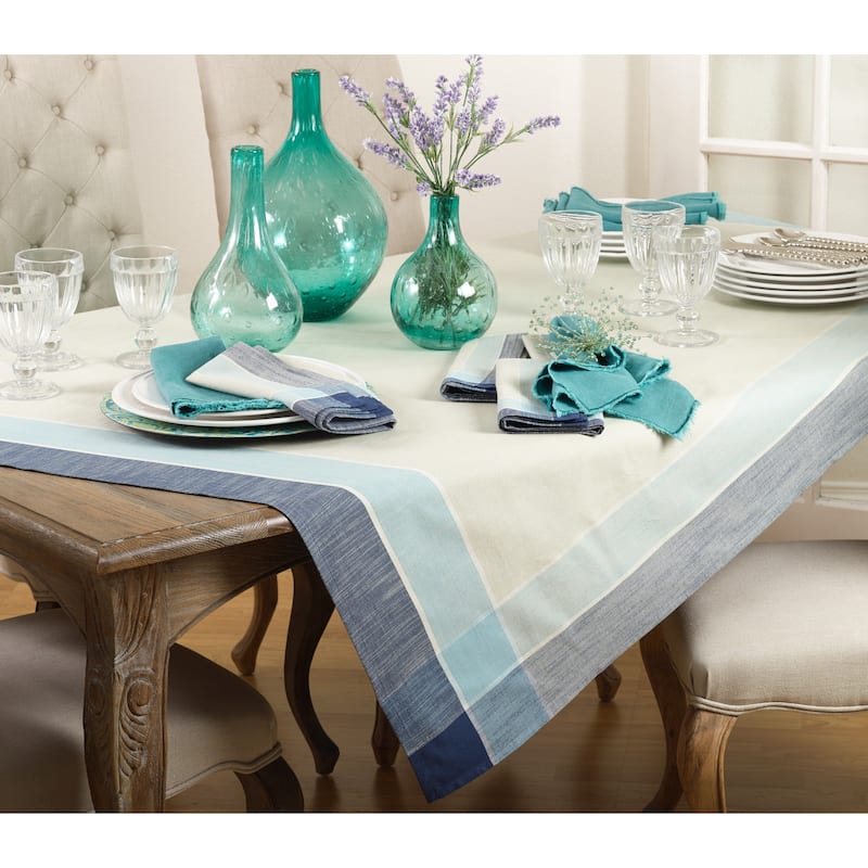 Palmaria Collection Plaid Design Dinner Napkin (Set of 4)