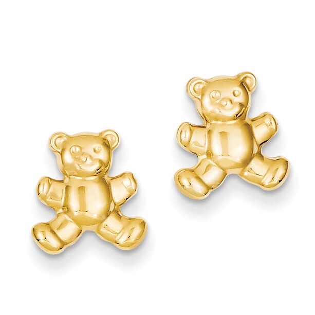 teddy bear earrings