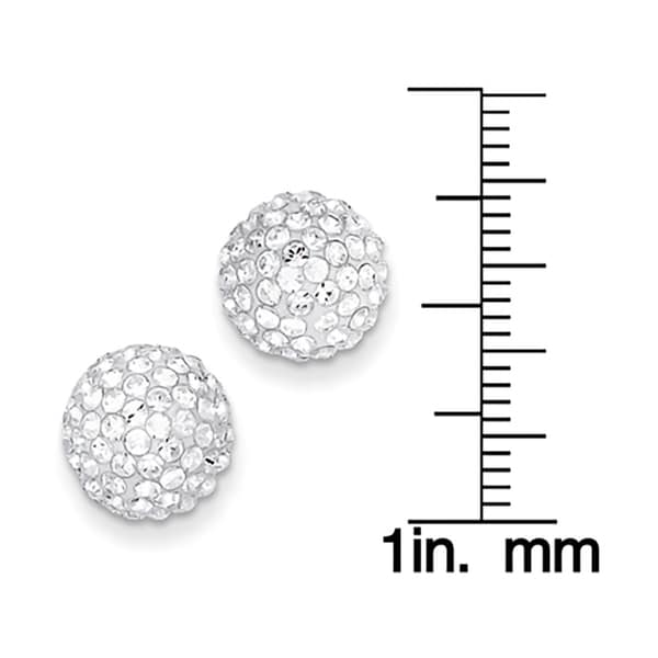 crystal stud earrings