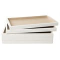 Vanity Trays that Match Yellow Padang Bathroom Accessory Set 7-Pieces Bamboo