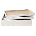 Vanity Trays that Match Kassatex Cabana White Bath Accessory collection